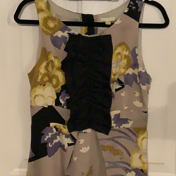 Anthropologie Leifsdottir Silk Dress Floral Purple - Picture 3 of 10